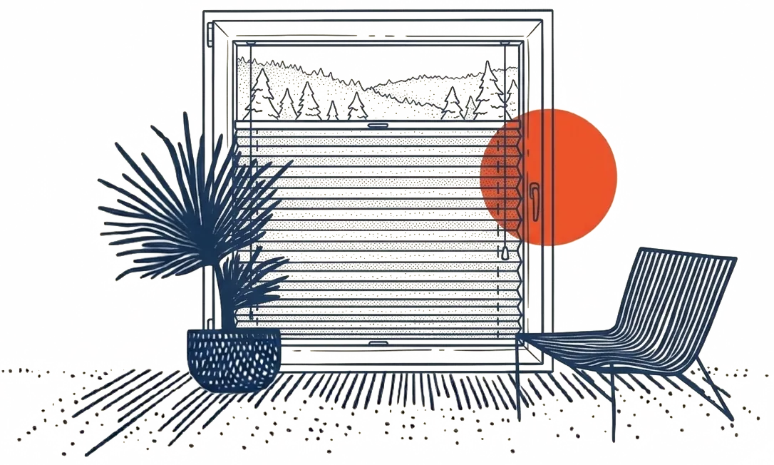 Ilustracie rivon   plisove zaluzie